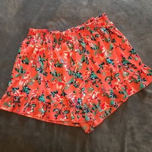 Floral Ruffle Shorts